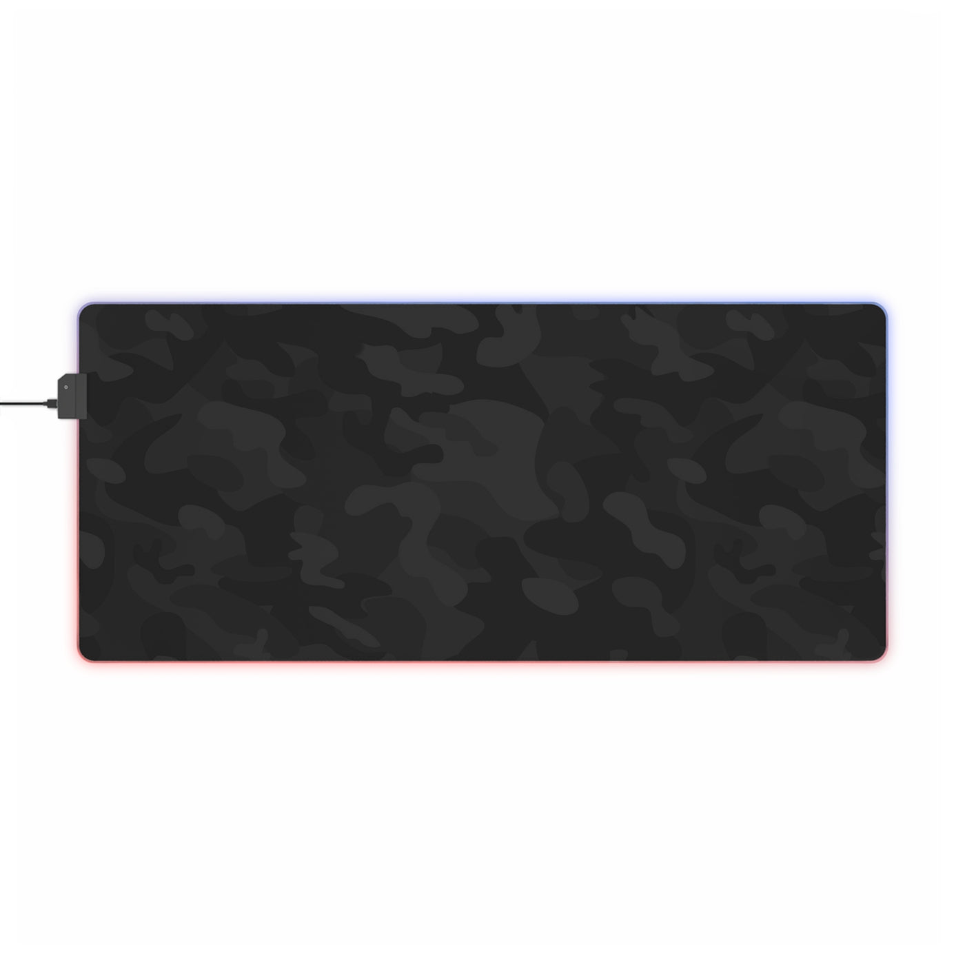 LED Black Camo Mousepad