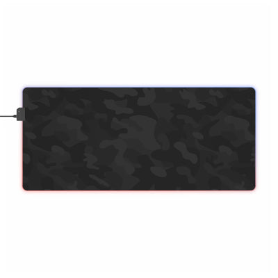 LED Black Camo Mousepad