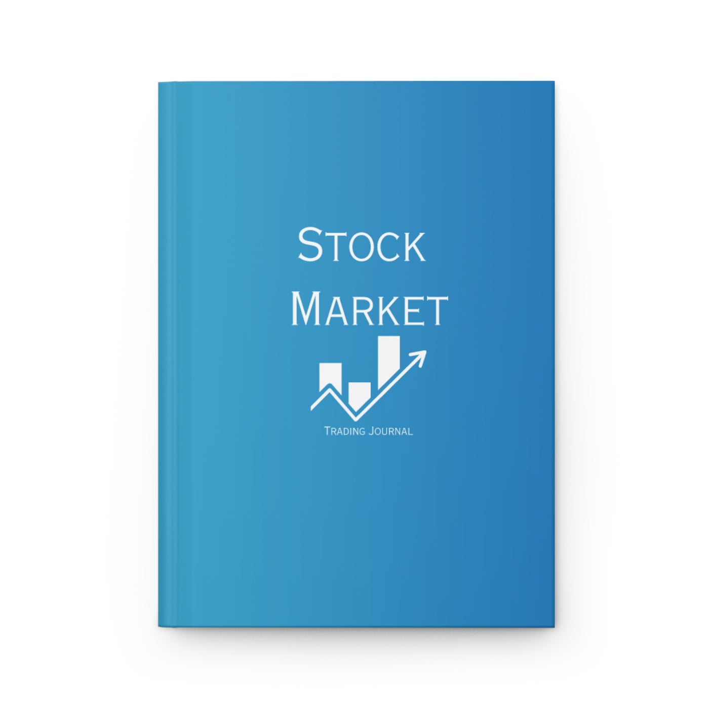 Stock Market Journal Blue