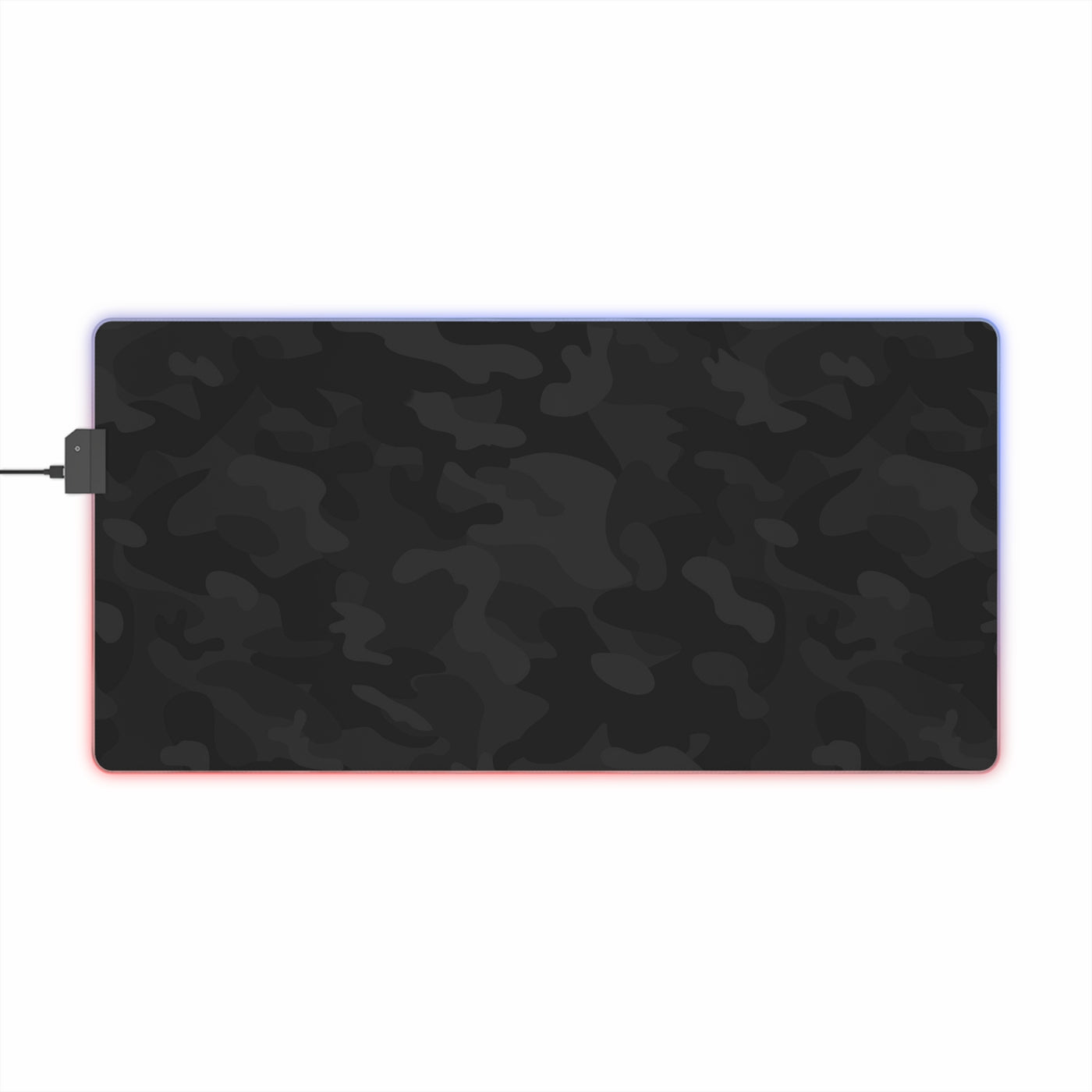 LED Black Camo Mousepad