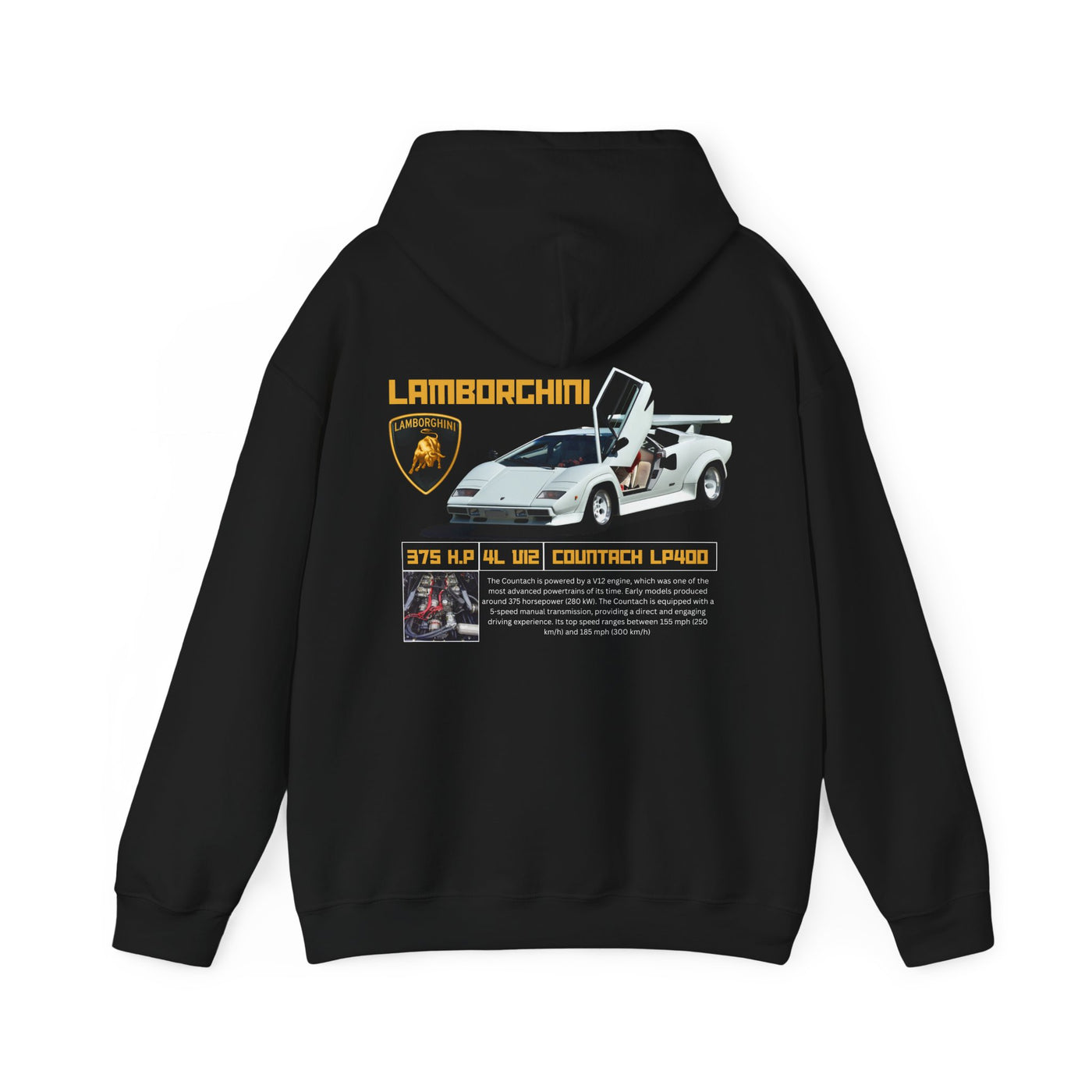 Lamborghini Countach Hoodie