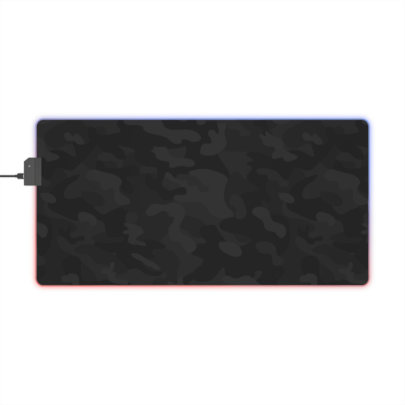 LED Black Camo Mousepad